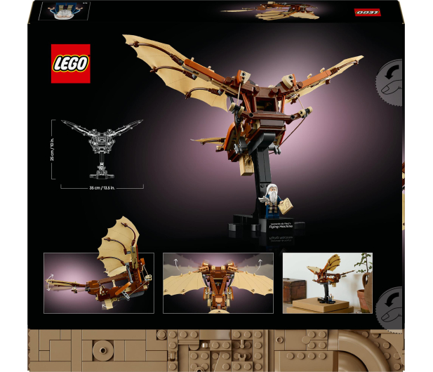 LEGO Icons 10363 Latająca maszyna Leonarda da Vinci - 1298069 - zdjęcie 10